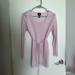 Blush lace Maternity shirt